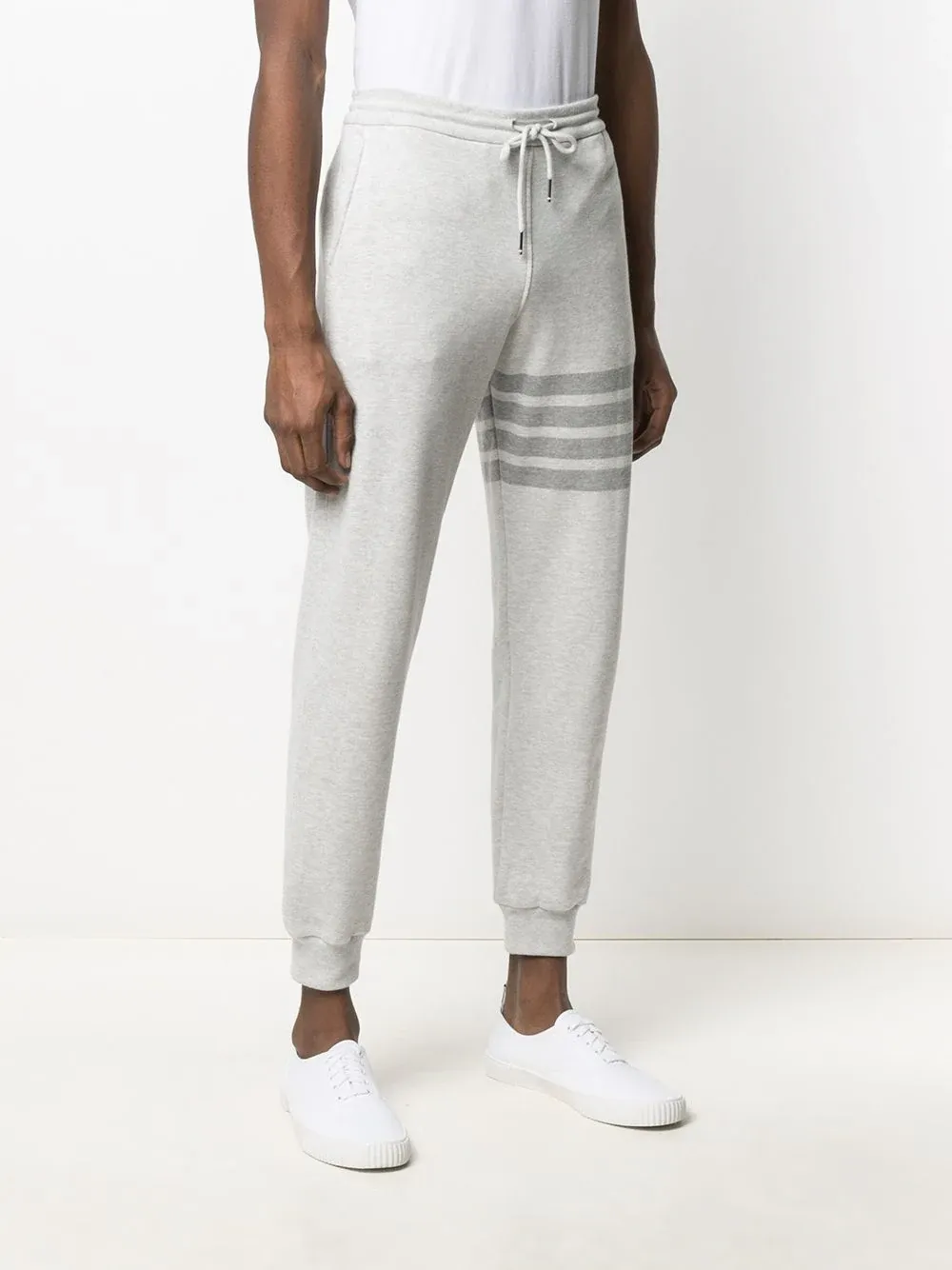 4-Bar Stripe Cotton Track Pants