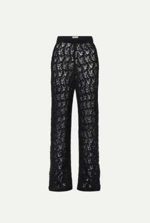 ACACUS linen crochet pants