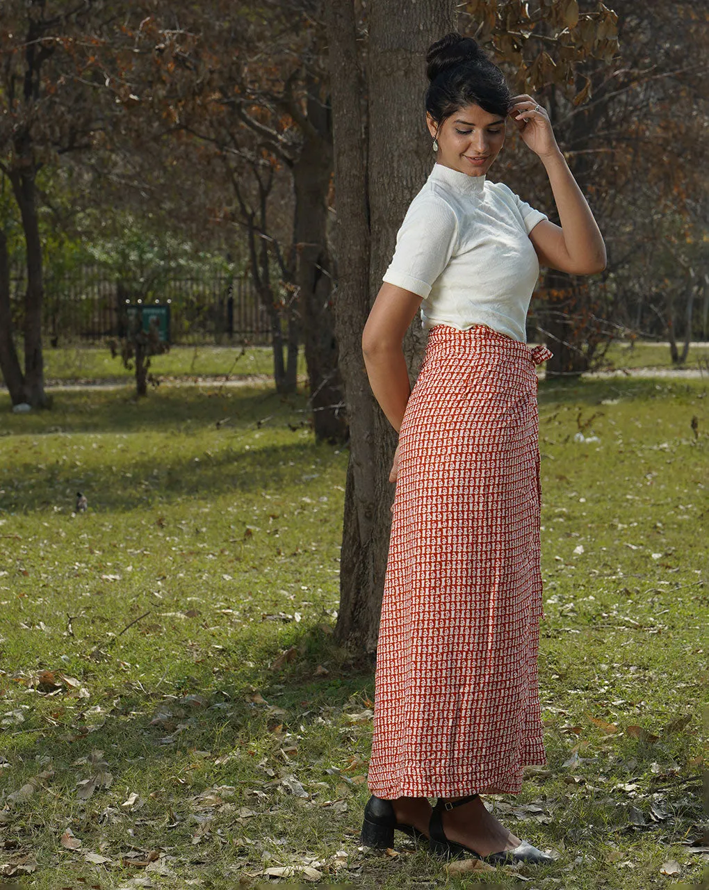 Anahat Wraparound Skirt