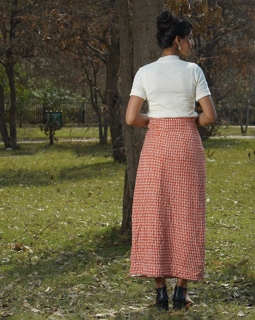 Anahat Wraparound Skirt