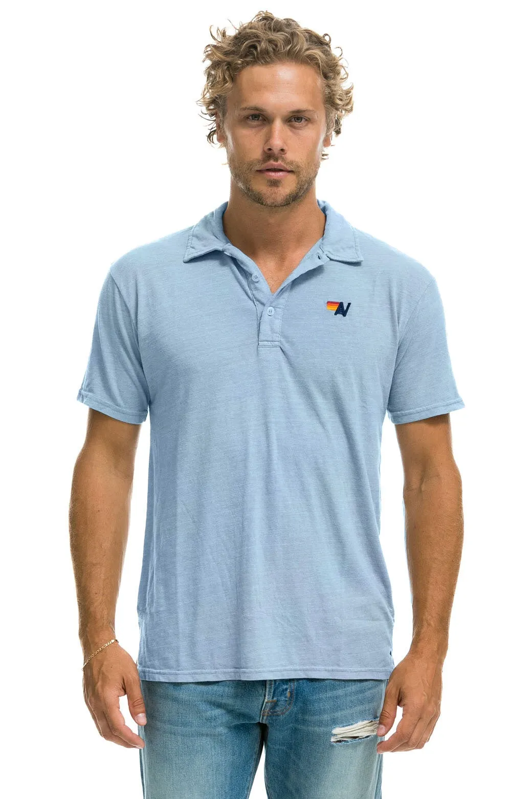 AVIATOR NATION POLO - ICE