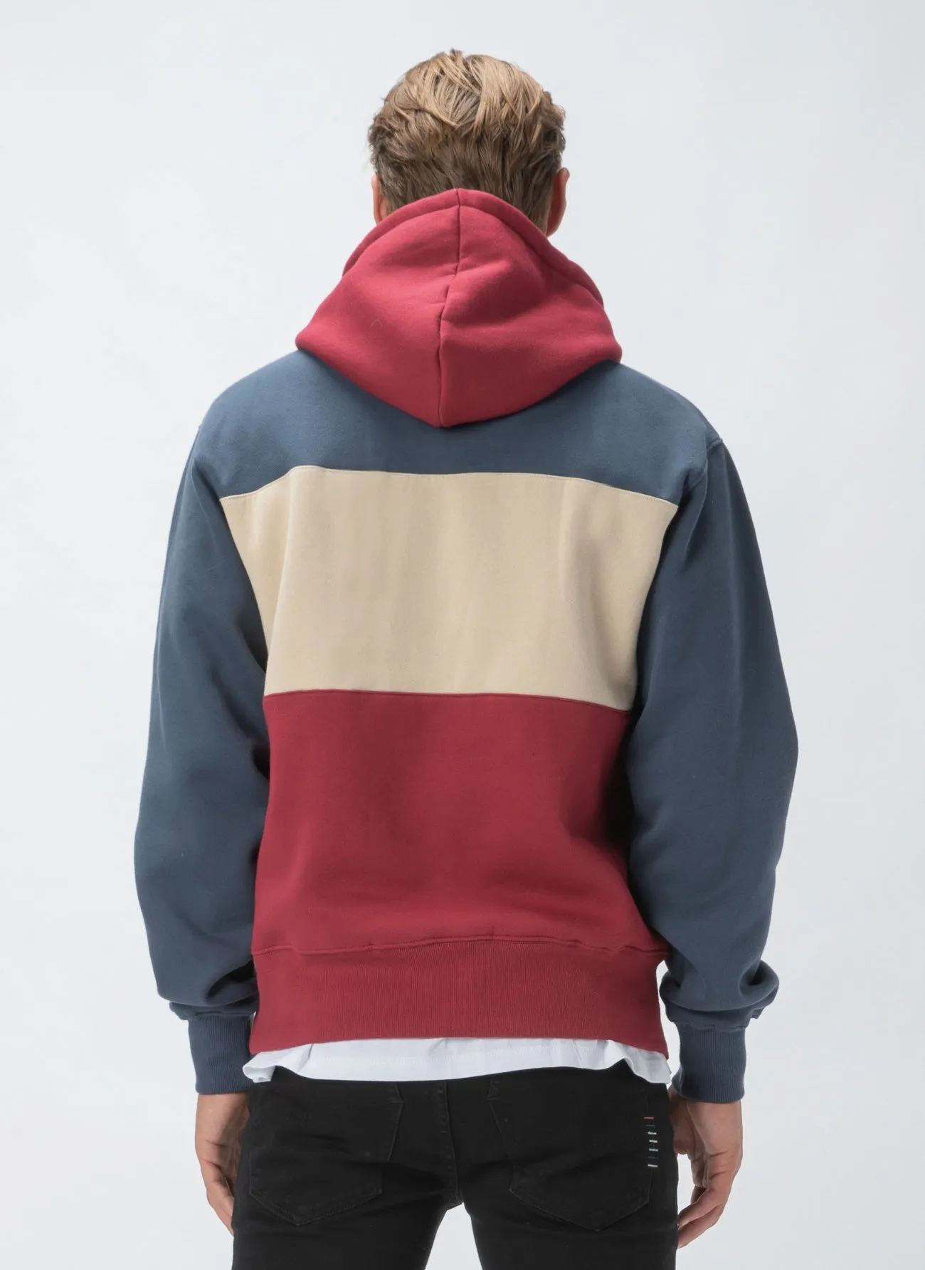 B.Cools Hood Sweatshirt Red Panel