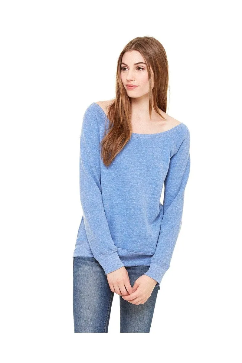 Bella Canvas 7501: Women's Sponge Fleece Wide-Neck Sweatshirt