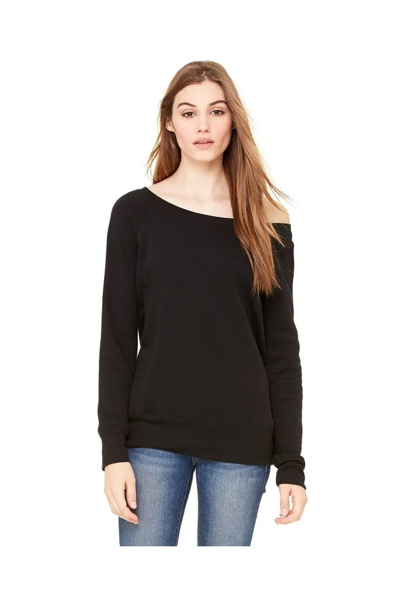 Bella Canvas 7501: Women's Sponge Fleece Wide-Neck Sweatshirt