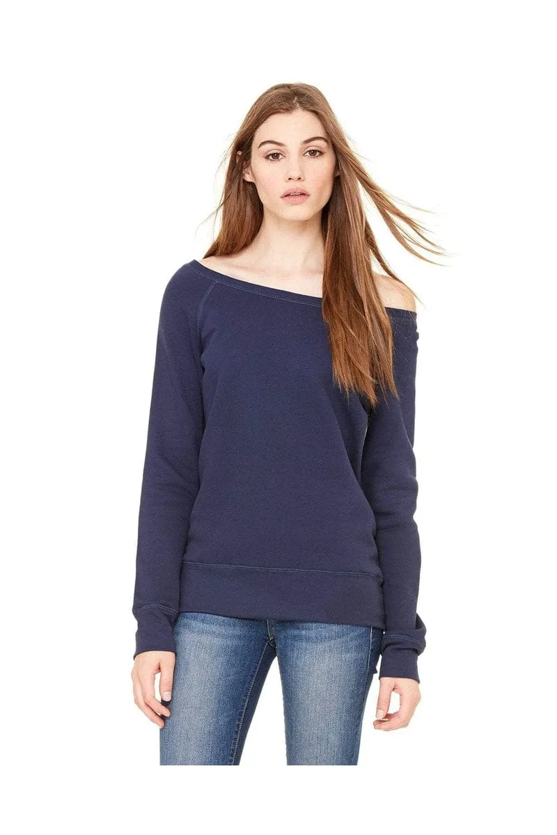 Bella Canvas 7501: Women's Sponge Fleece Wide-Neck Sweatshirt