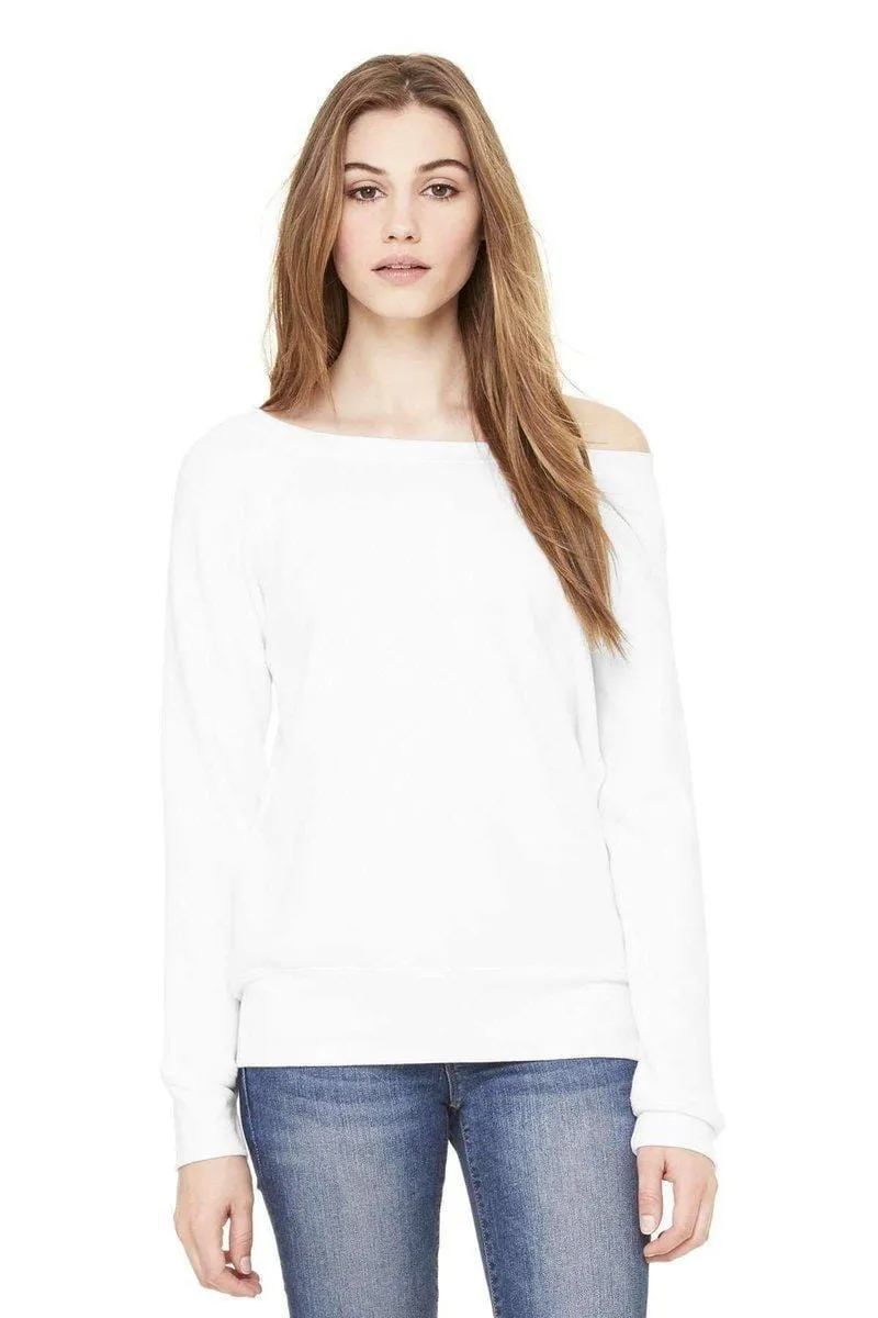 Bella Canvas 7501: Women's Sponge Fleece Wide-Neck Sweatshirt