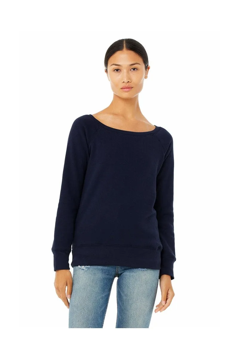 Bella Canvas 7501: Women's Sponge Fleece Wide-Neck Sweatshirt