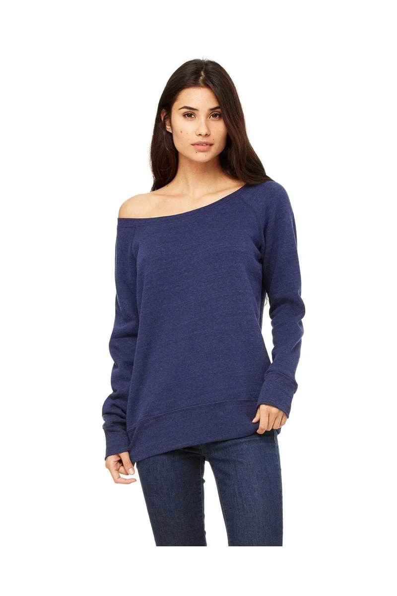 Bella Canvas 7501: Women's Sponge Fleece Wide-Neck Sweatshirt