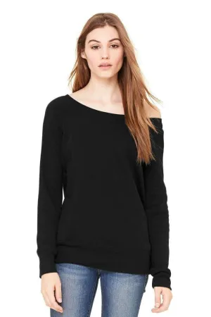 Bella Canvas 7501: Women's Sponge Fleece Wide-Neck Sweatshirt