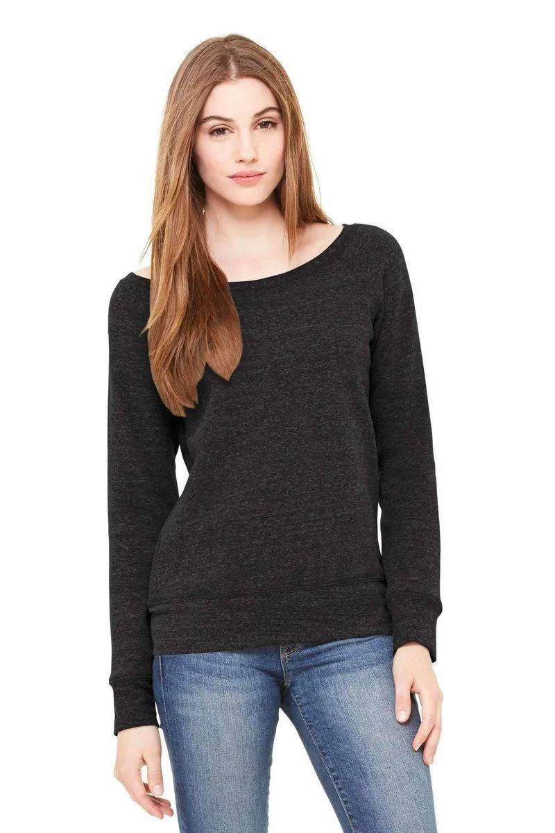 Bella Canvas 7501: Women's Sponge Fleece Wide-Neck Sweatshirt