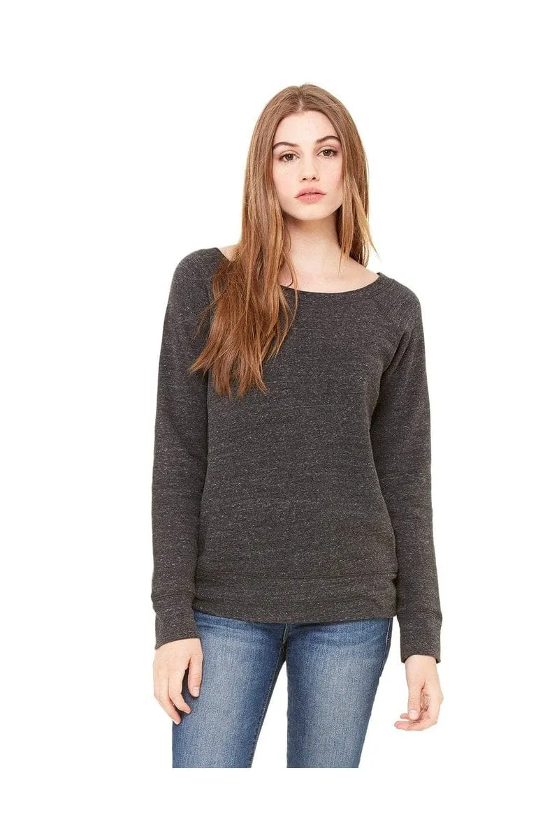 Bella Canvas 7501: Women's Sponge Fleece Wide-Neck Sweatshirt