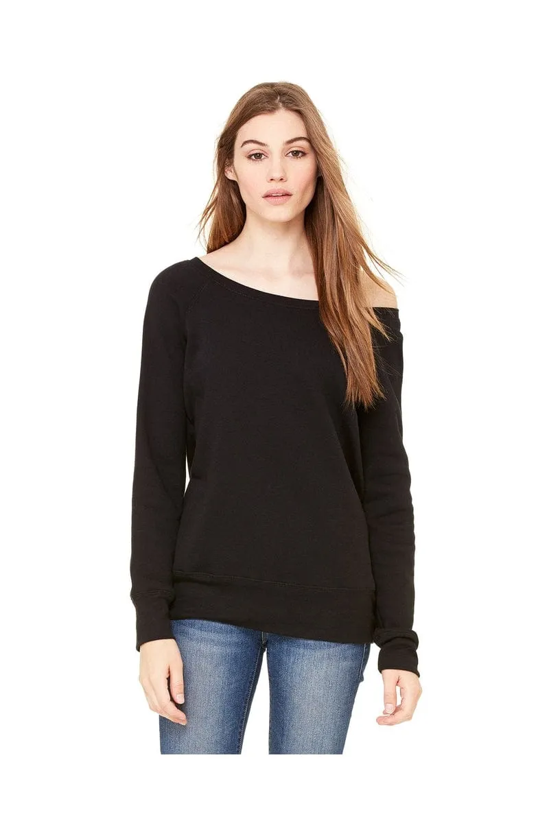 Bella Canvas 7501: Women's Sponge Fleece Wide-Neck Sweatshirt