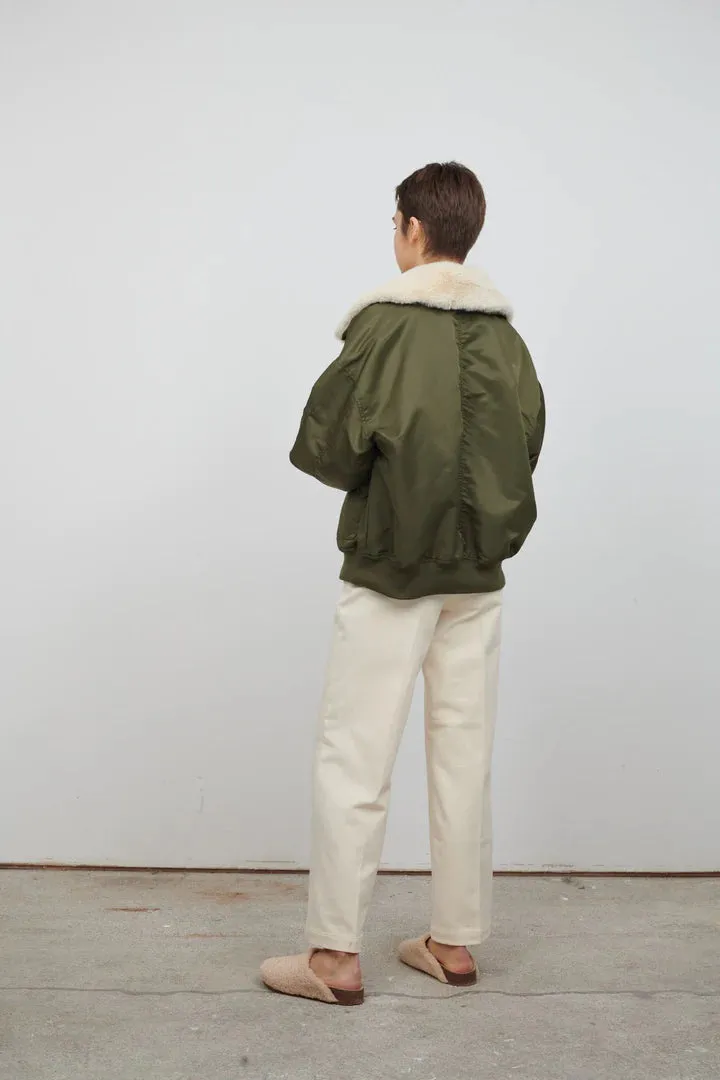 Belle Bomber ~ Khaki