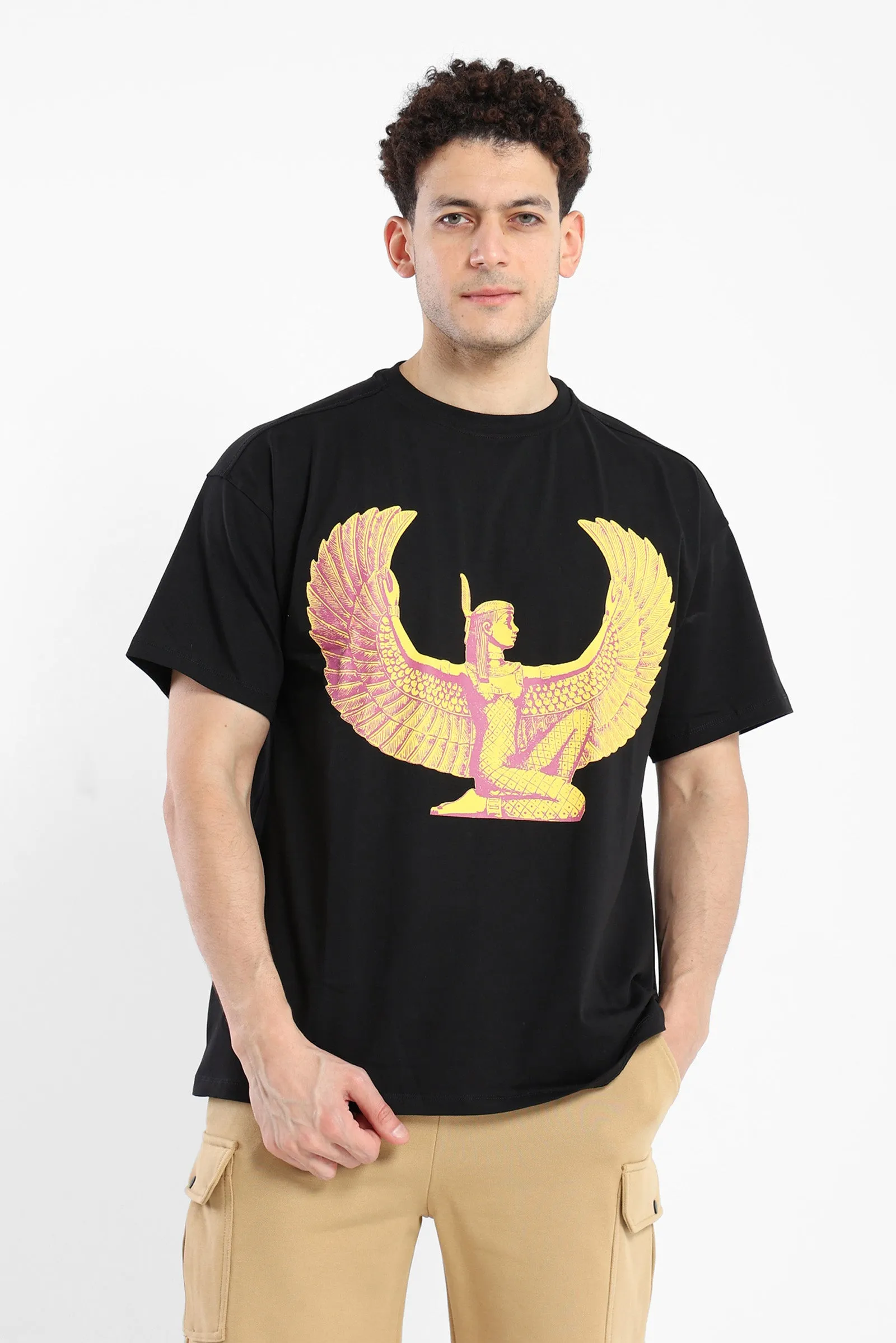 BLACK ISIS WINGS UNISEX TEE