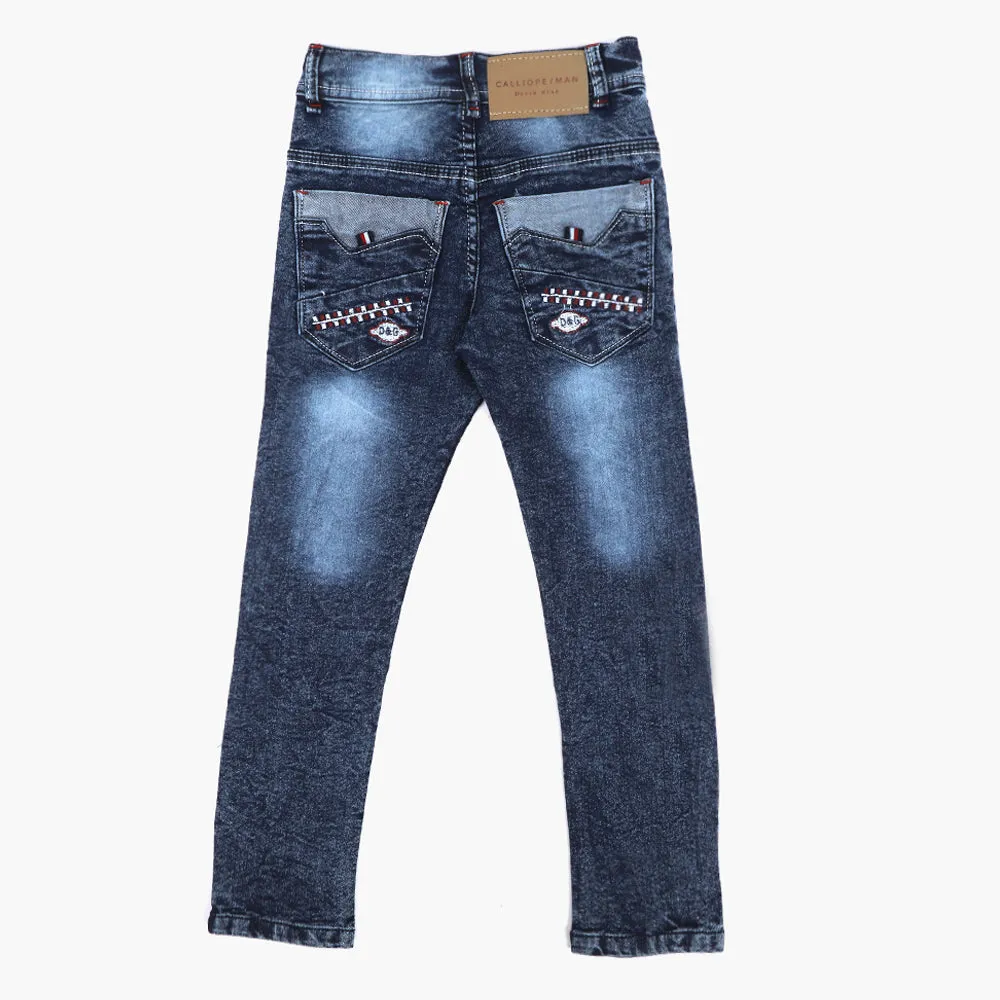 Boys Denim Pants - Light Blue