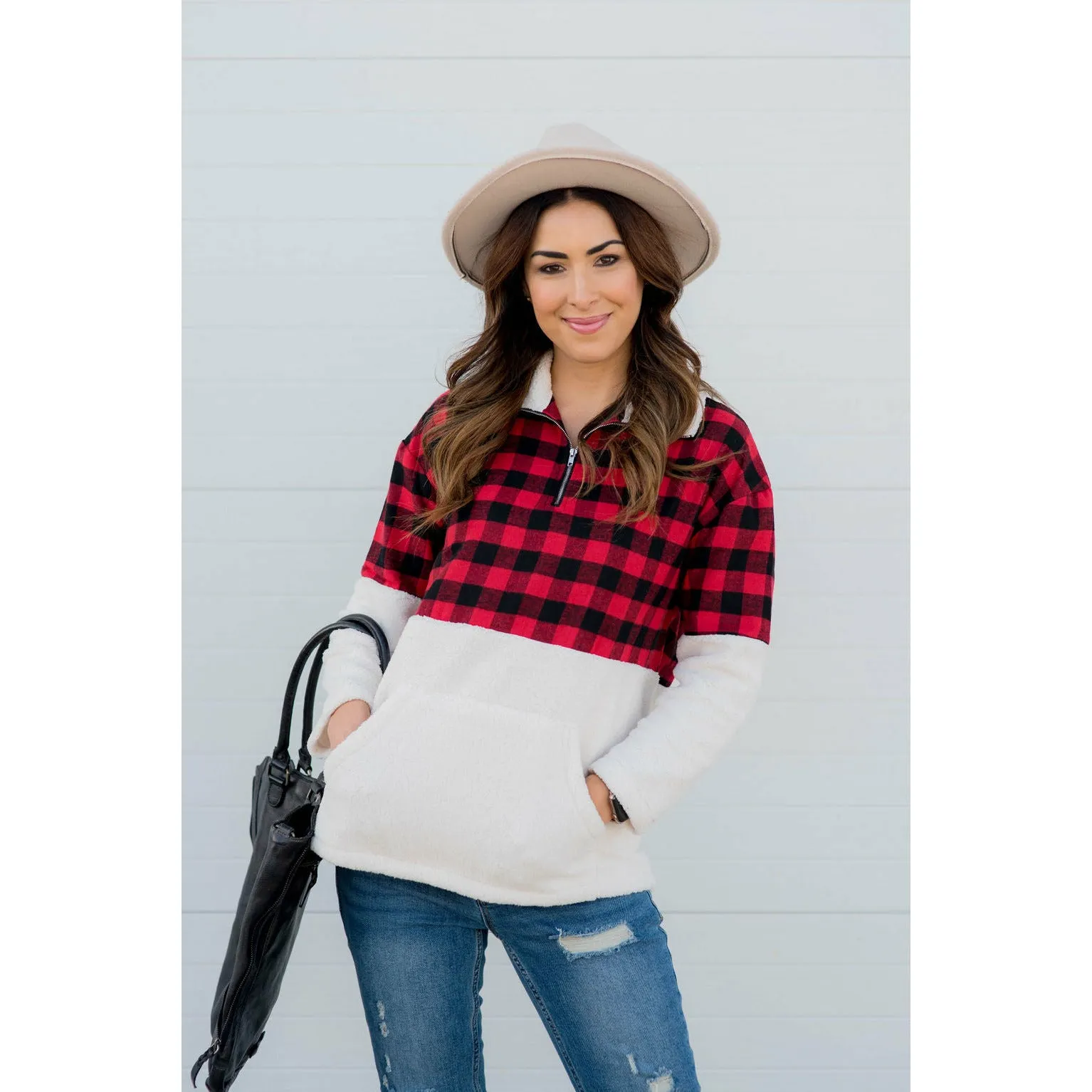 Buffalo Plaid Pullover