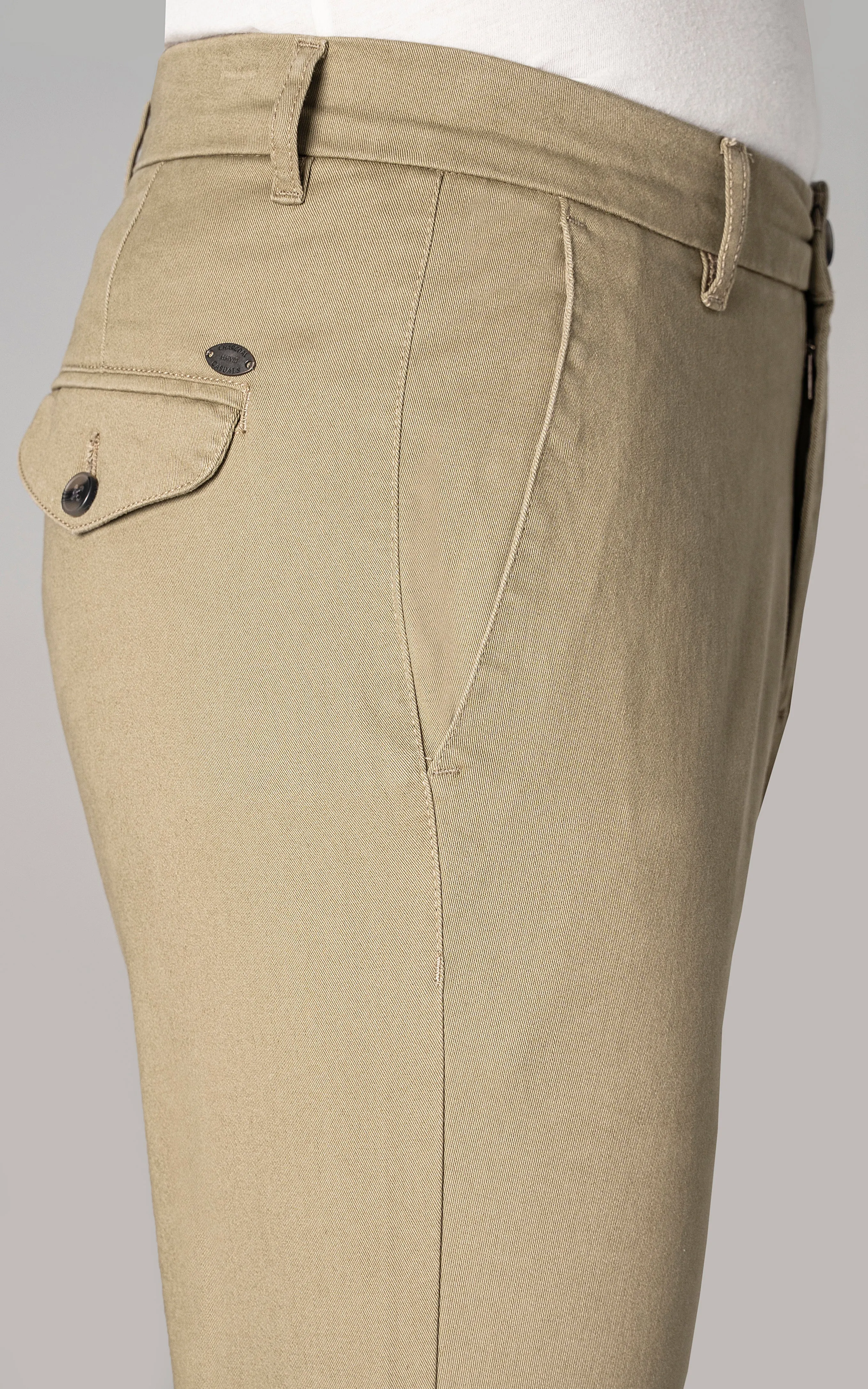 CASUAL  PANT CROSS POCKET LIGHT OLIVE