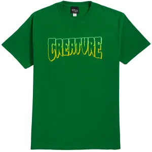 Creature - Logo Outline Mens Tee Kelly