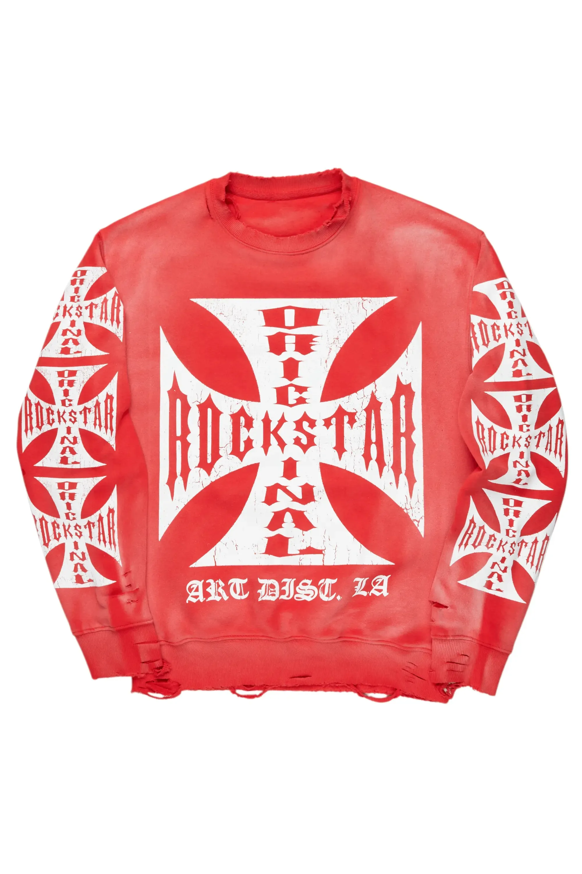 Eboney Red Crewneck