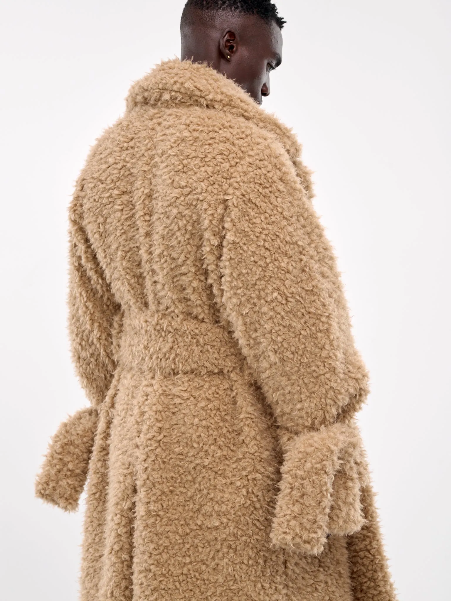 Faux Fur Trench Coat (WOU20-FLT04-BEIGE)