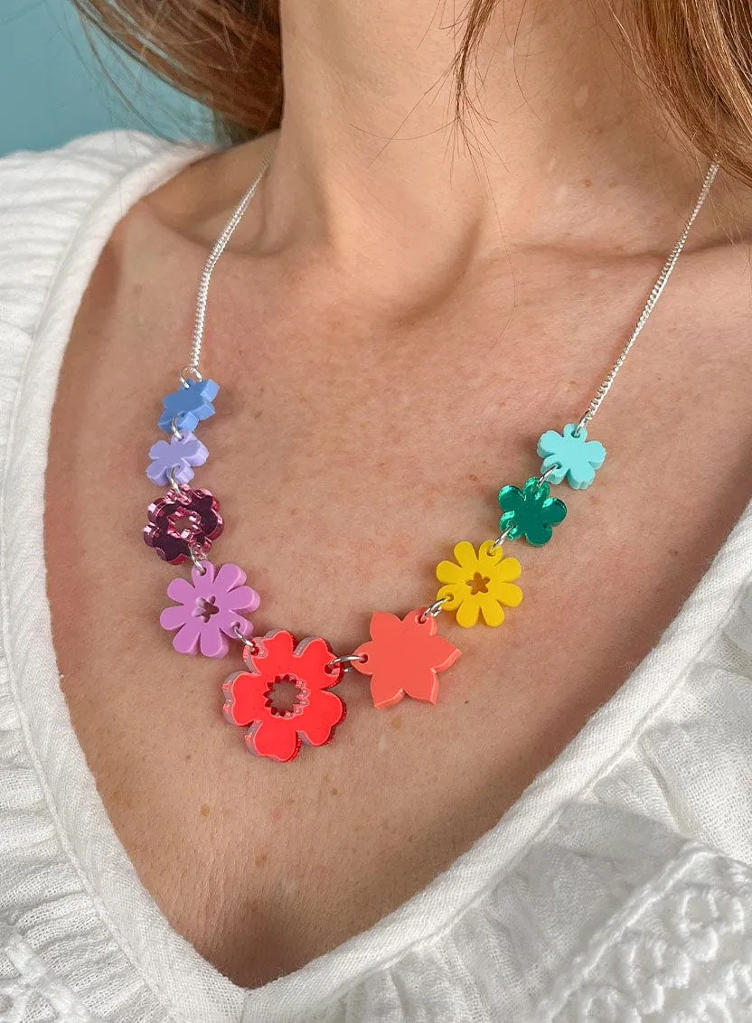 Festival of Flowers Link Necklace