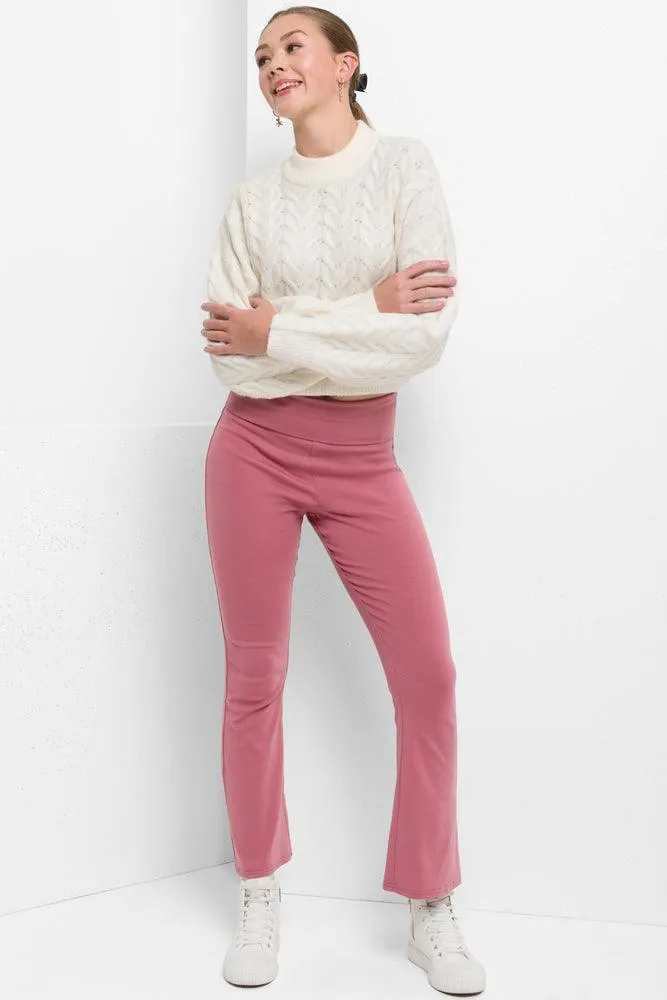 Flare Leggings Pink