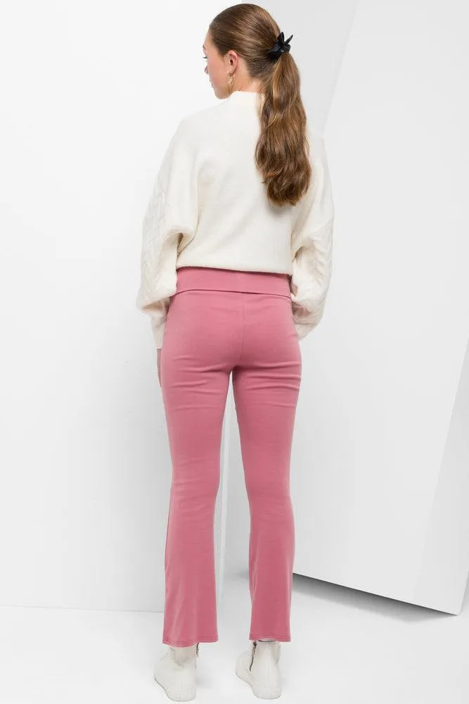 Flare Leggings Pink