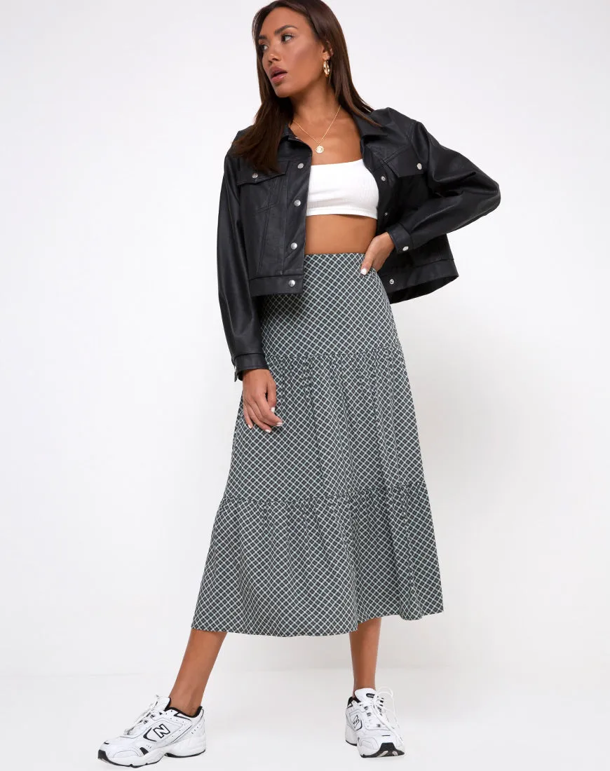 Gleas Skirt in Check it Out Green