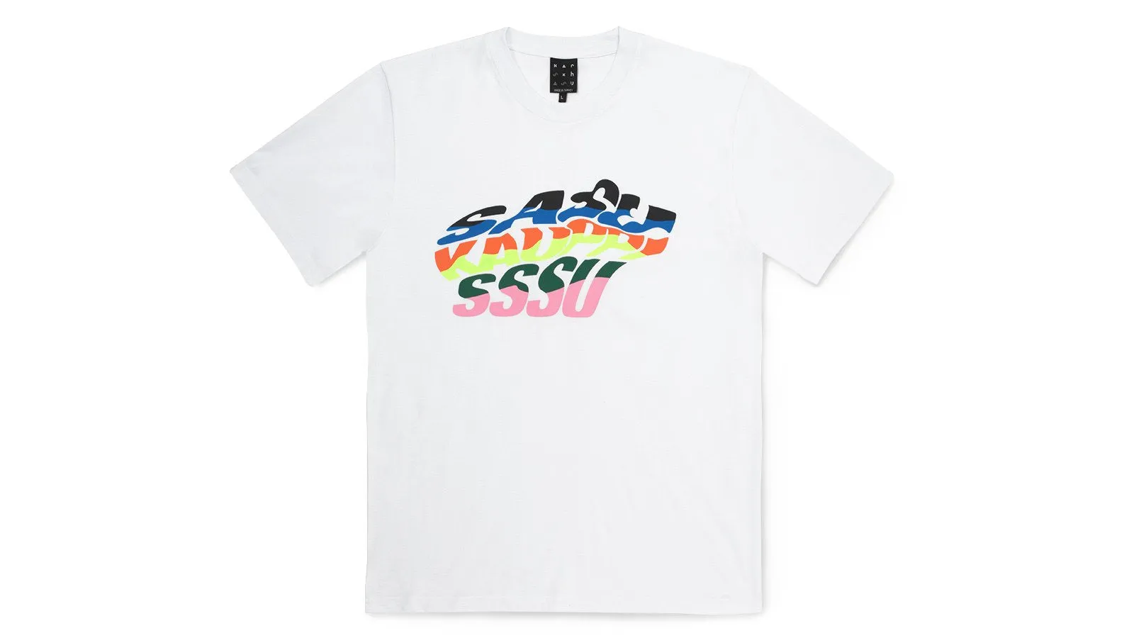 KARHU X SASU KAUPPI MORPHING KARHU T–SHIRT - WHITE / MULTICOLOUR