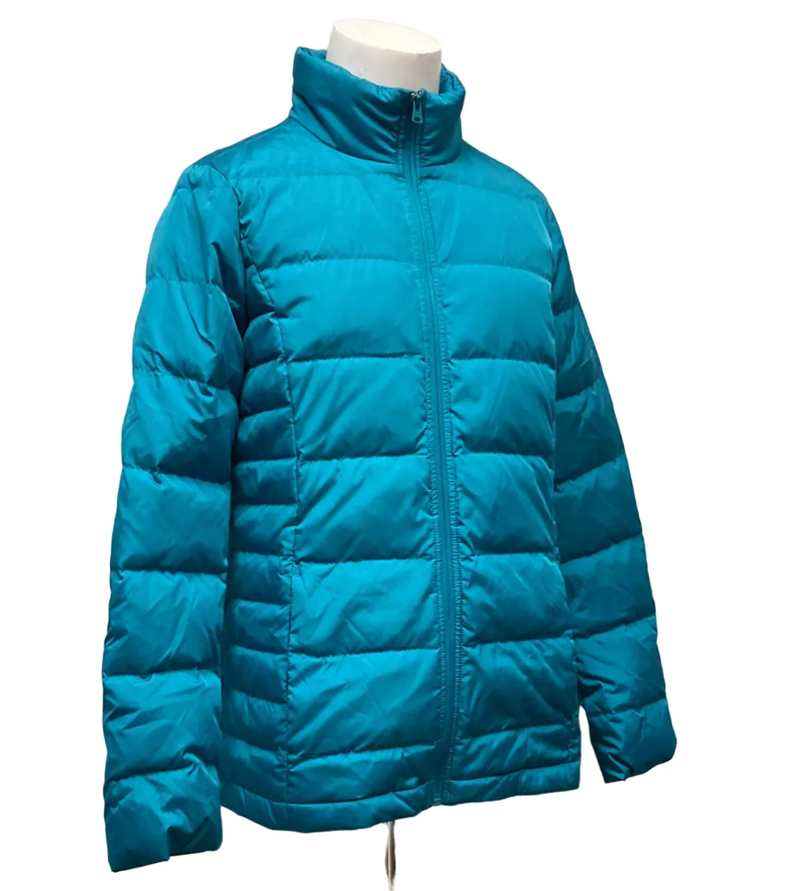 Land's End Women's WXR Down Puffer Jacket Spade Blue