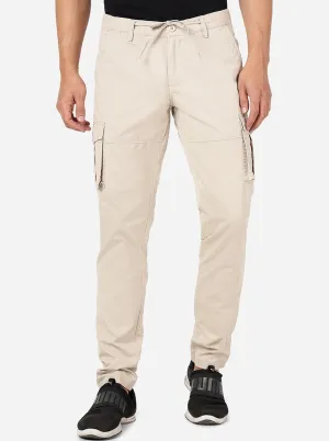 Light Olive Solid Slim Fit Track Pant | JadeBlue