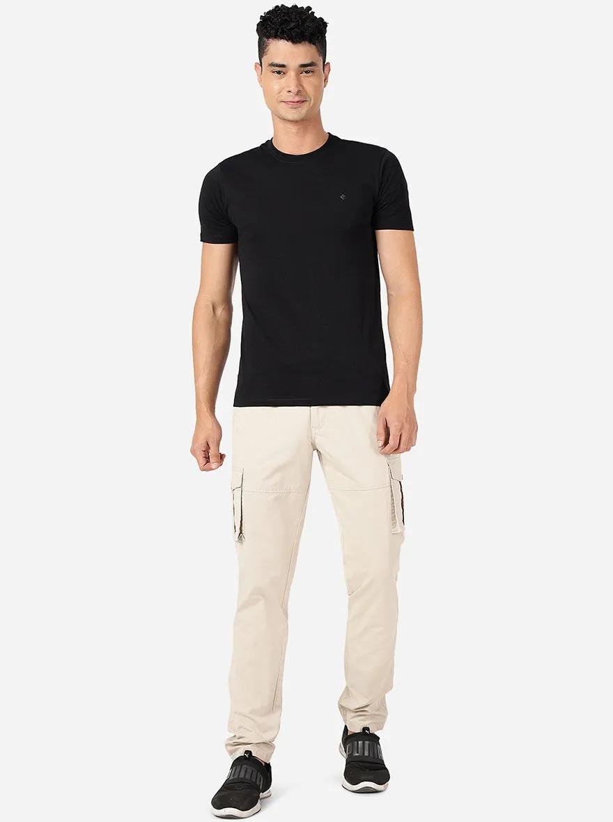 Light Olive Solid Slim Fit Track Pant | JadeBlue