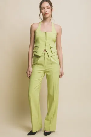 Lime Regular-Fit Dress Pants