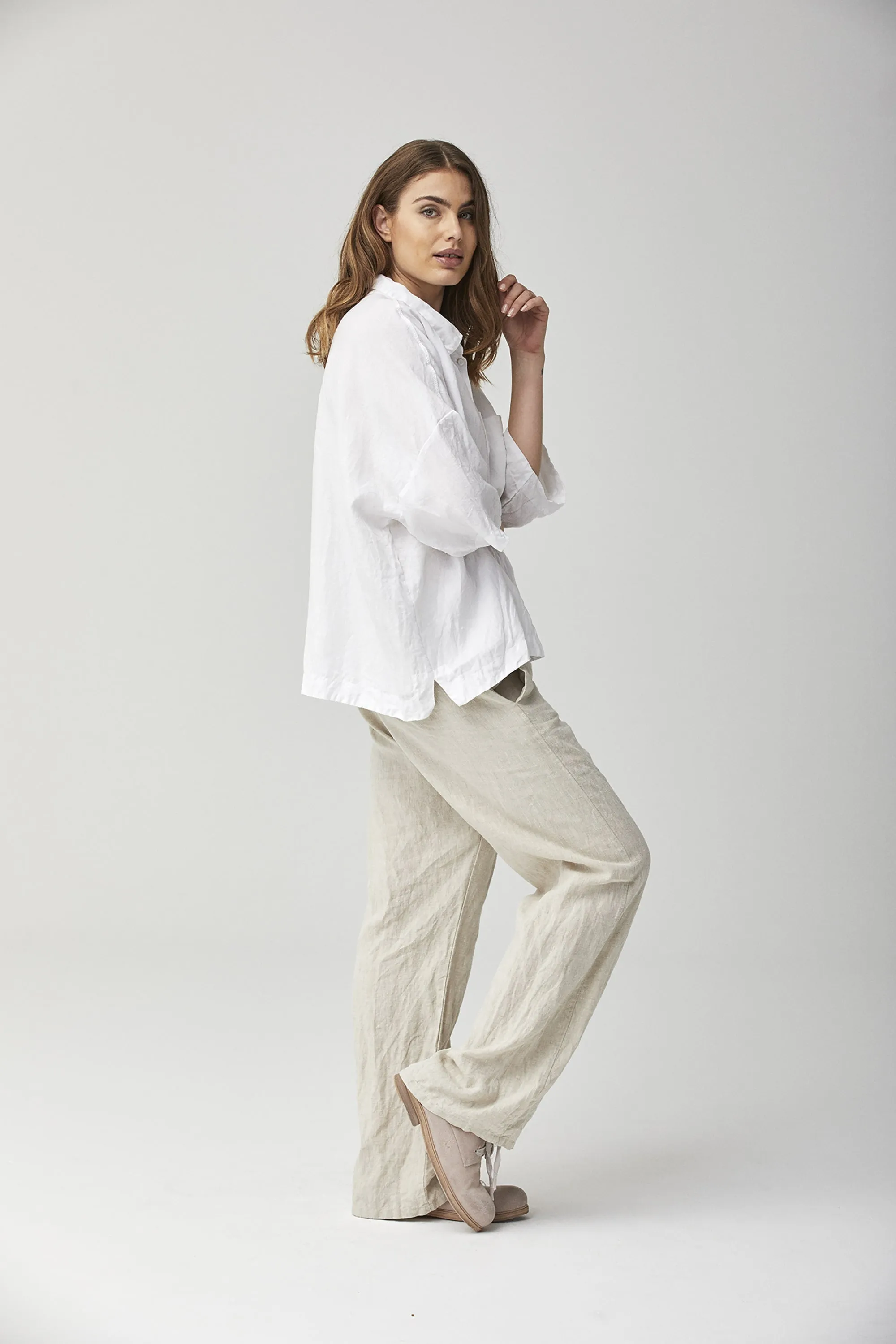 Linen Wide Pants