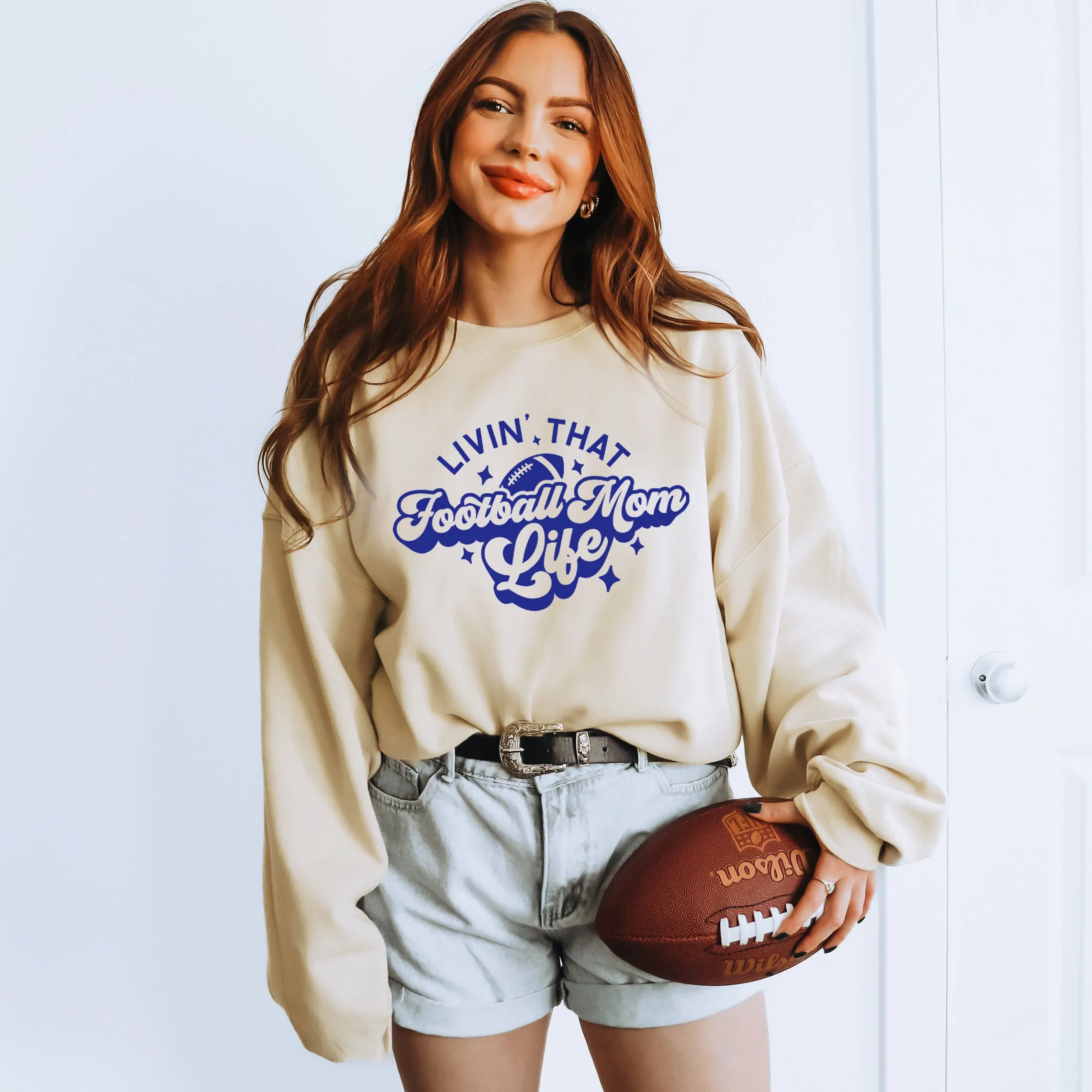 Livin' That Football Mom Life | Sweatshirt