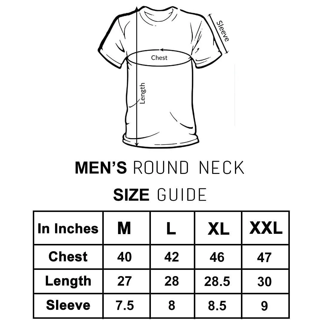 Nutcase Designer Round Neck Men's T-Shirt Wrinkle-Free Poly Cotton Tees - Simple Loving Guy