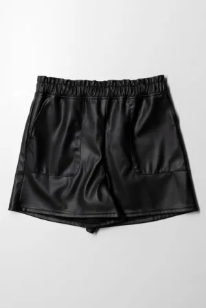 Paper-Bag Shorts Black