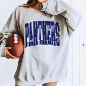 Personalized Collegiate Letter Crew Sweatshirts