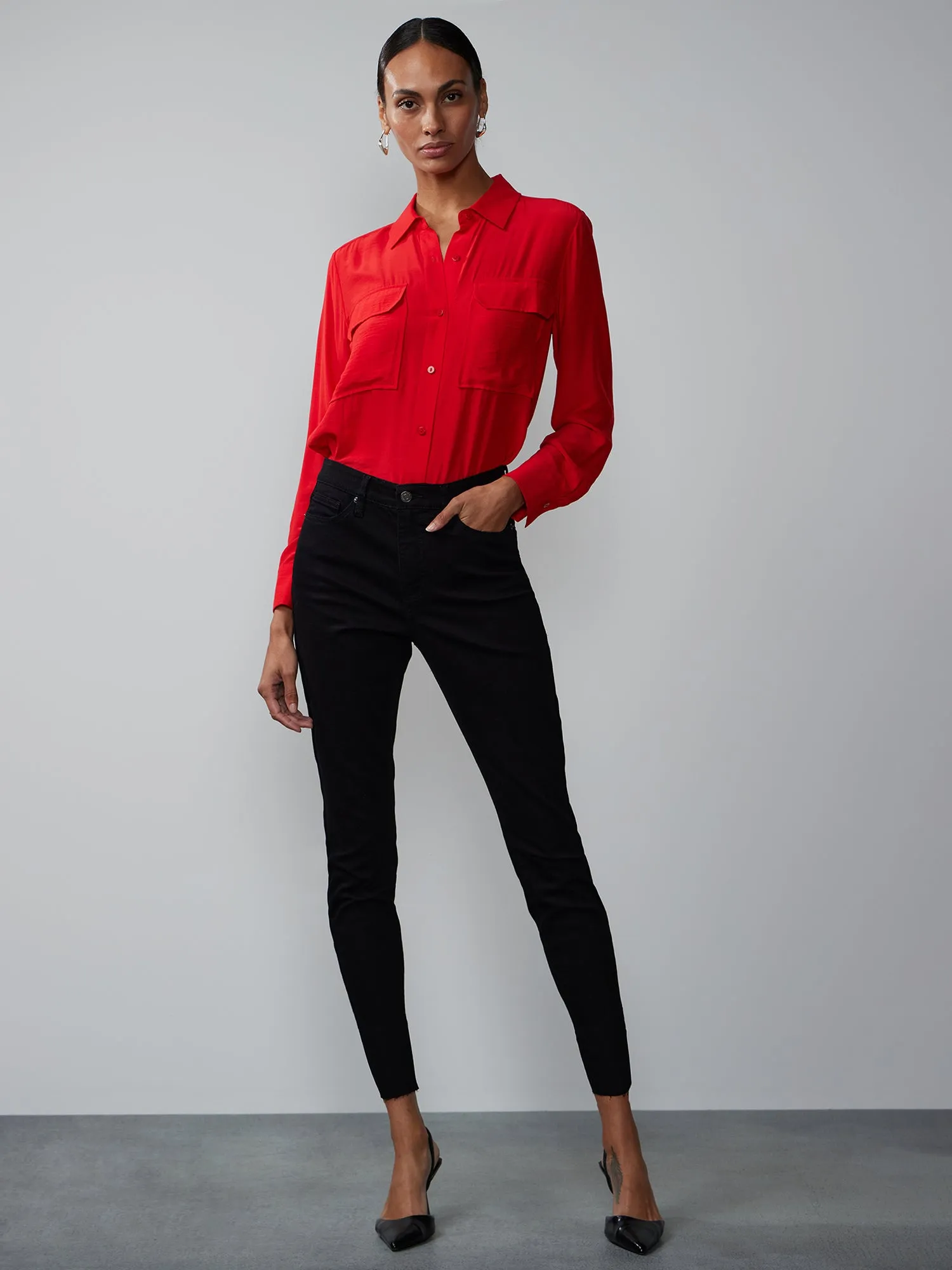 Petite Curvy High Rise Skinny Jeans