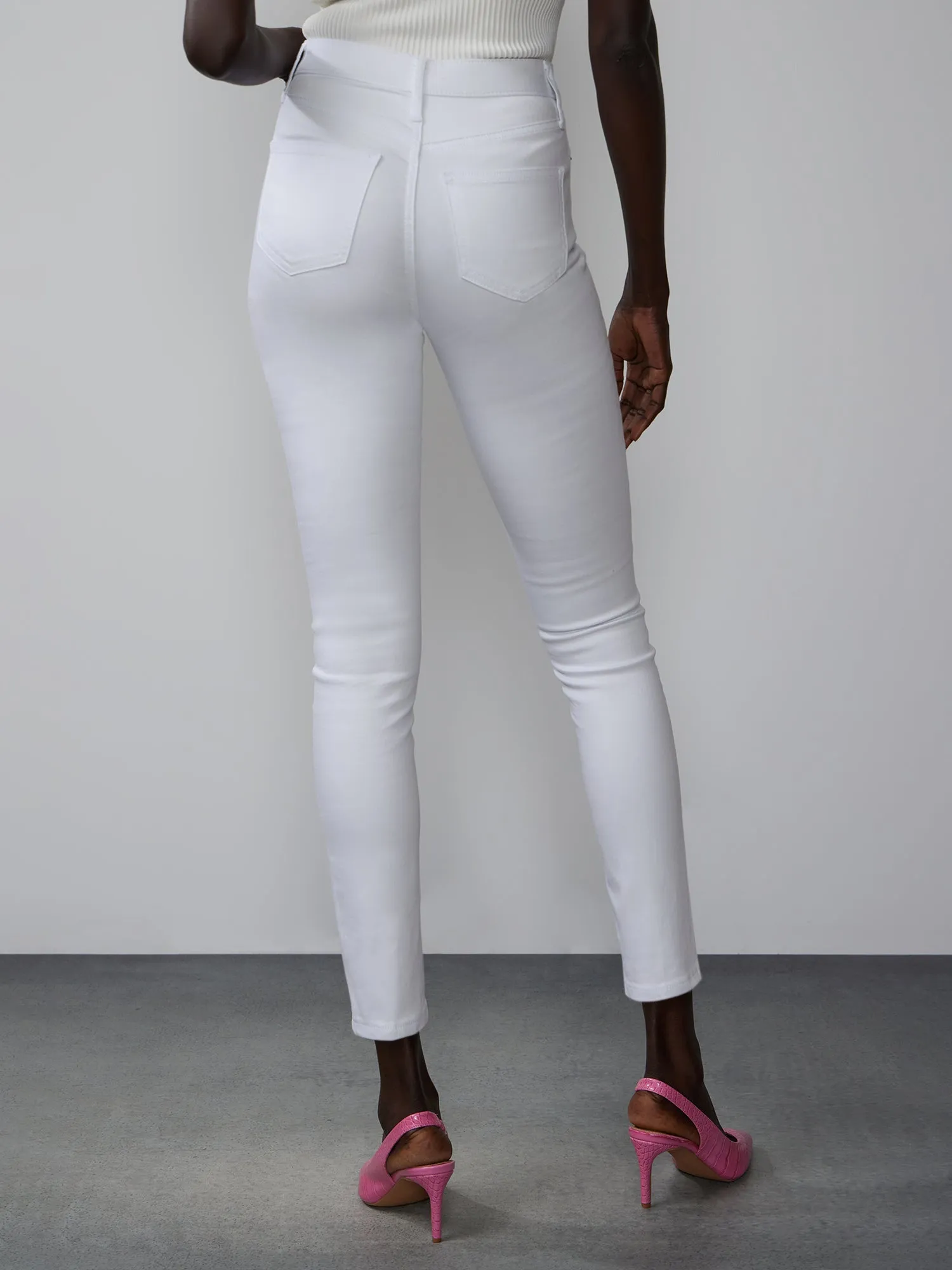 Petite High Rise Essential Skinny Ankle Jeans