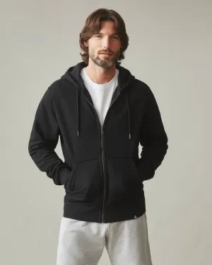 Relaxed Classic Full Zip - Black