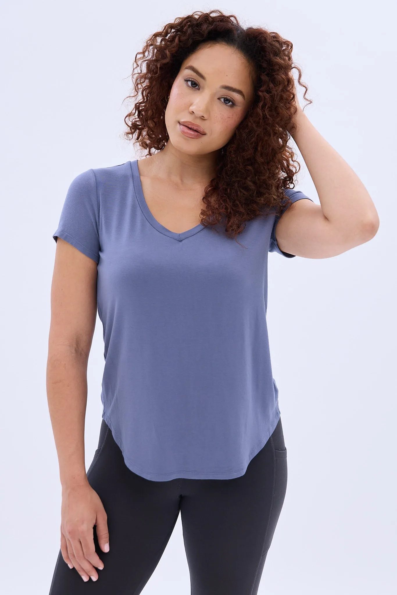 Short Sleeve V-Neck Tee