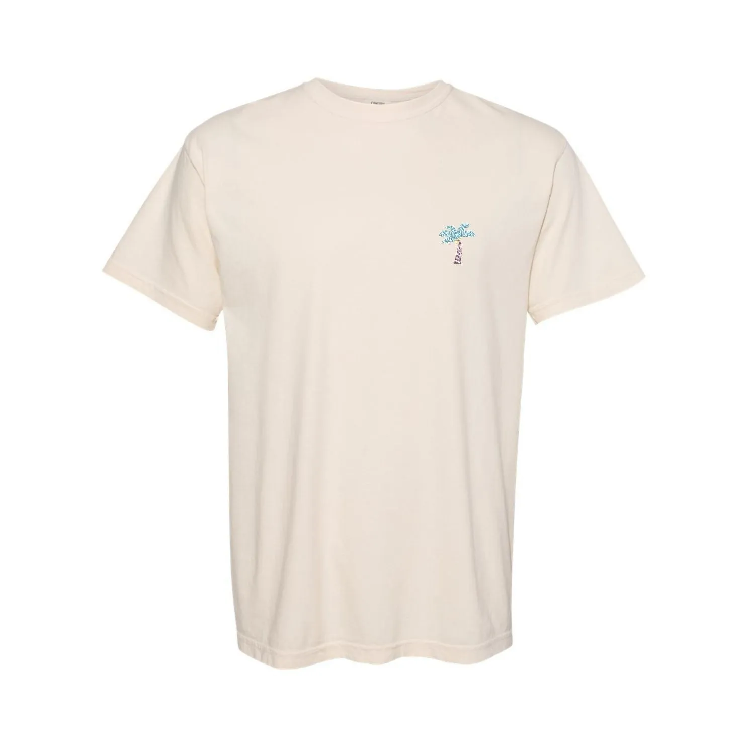 Simple Neon Palm Tree Comfort Tee