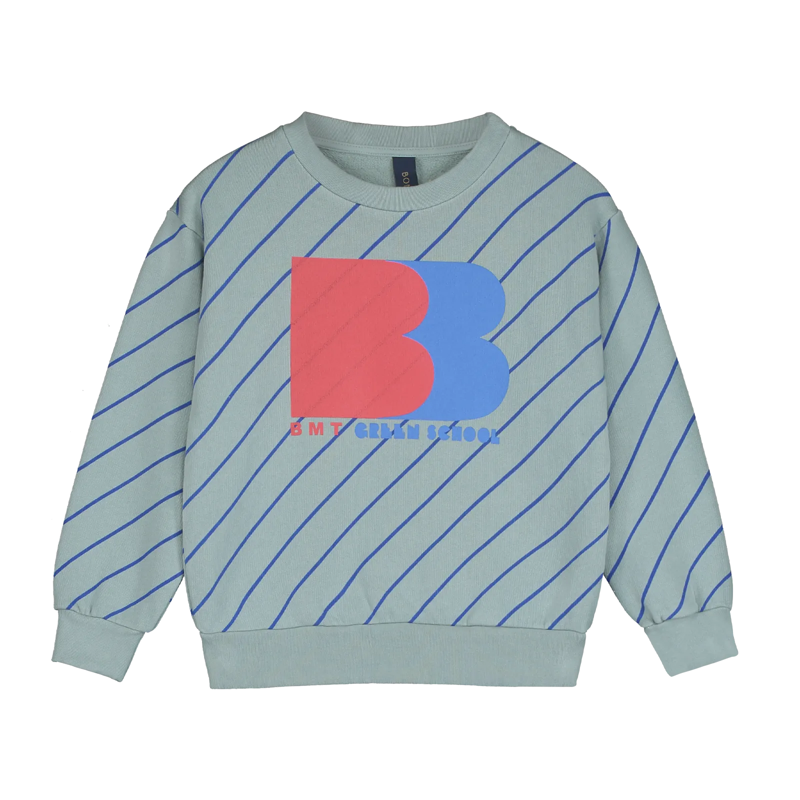 SW02-SWEATSHIRT ALLOVER DIAGONAL -Iceberg