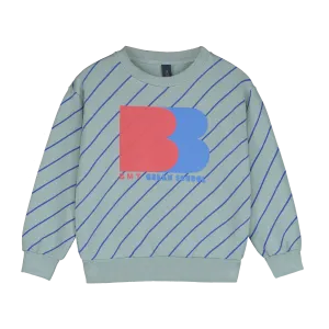 SW02-SWEATSHIRT ALLOVER DIAGONAL -Iceberg