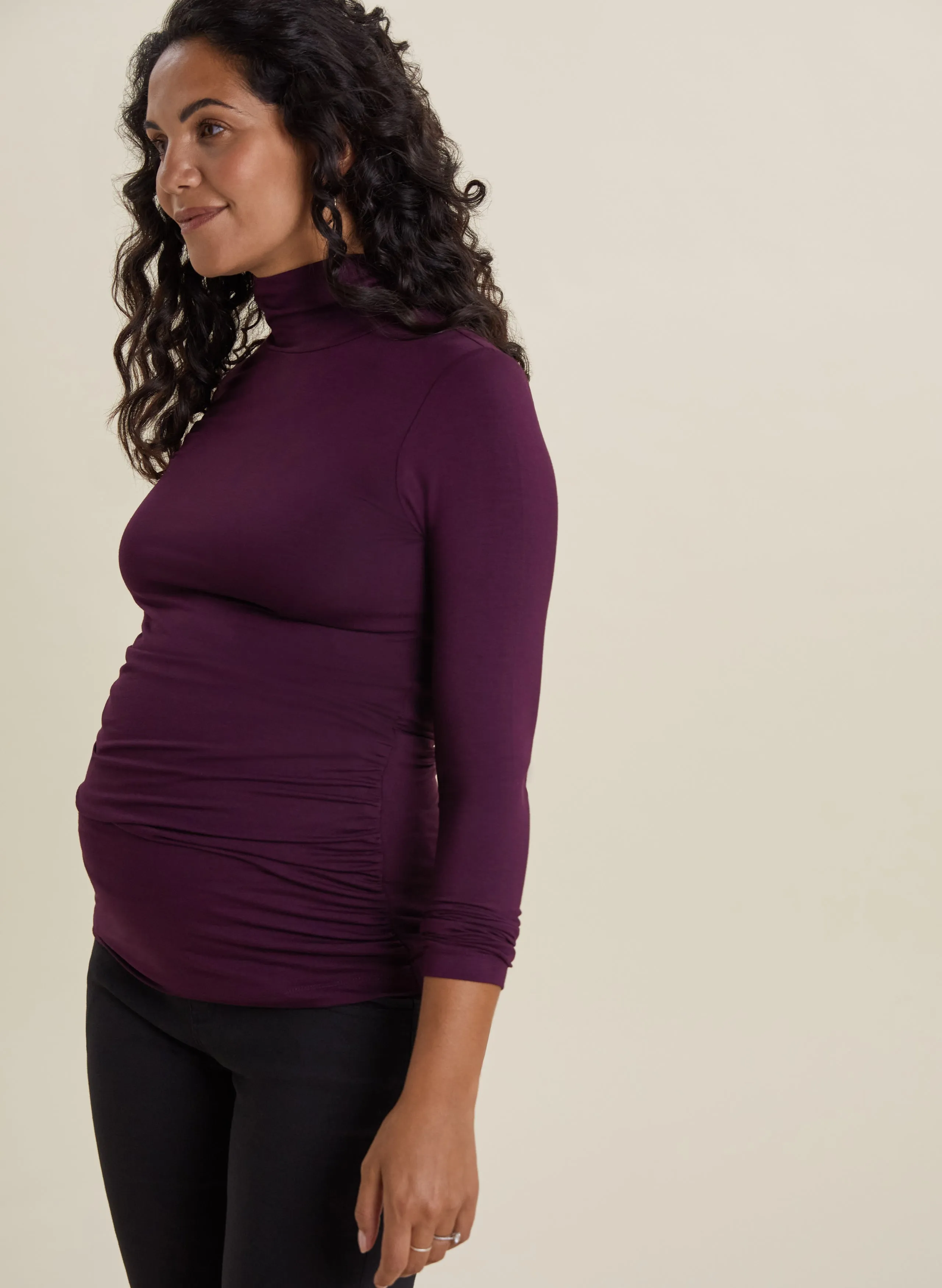 The Maternity Turtleneck with LENZING™ ECOVERO™