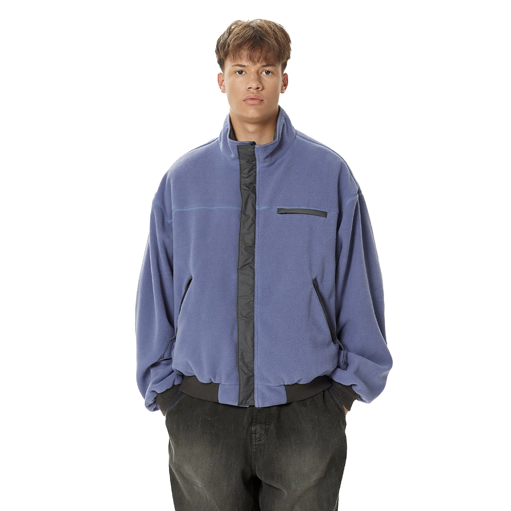 thisisneverthat Reversible Warm Up Jacket Grey