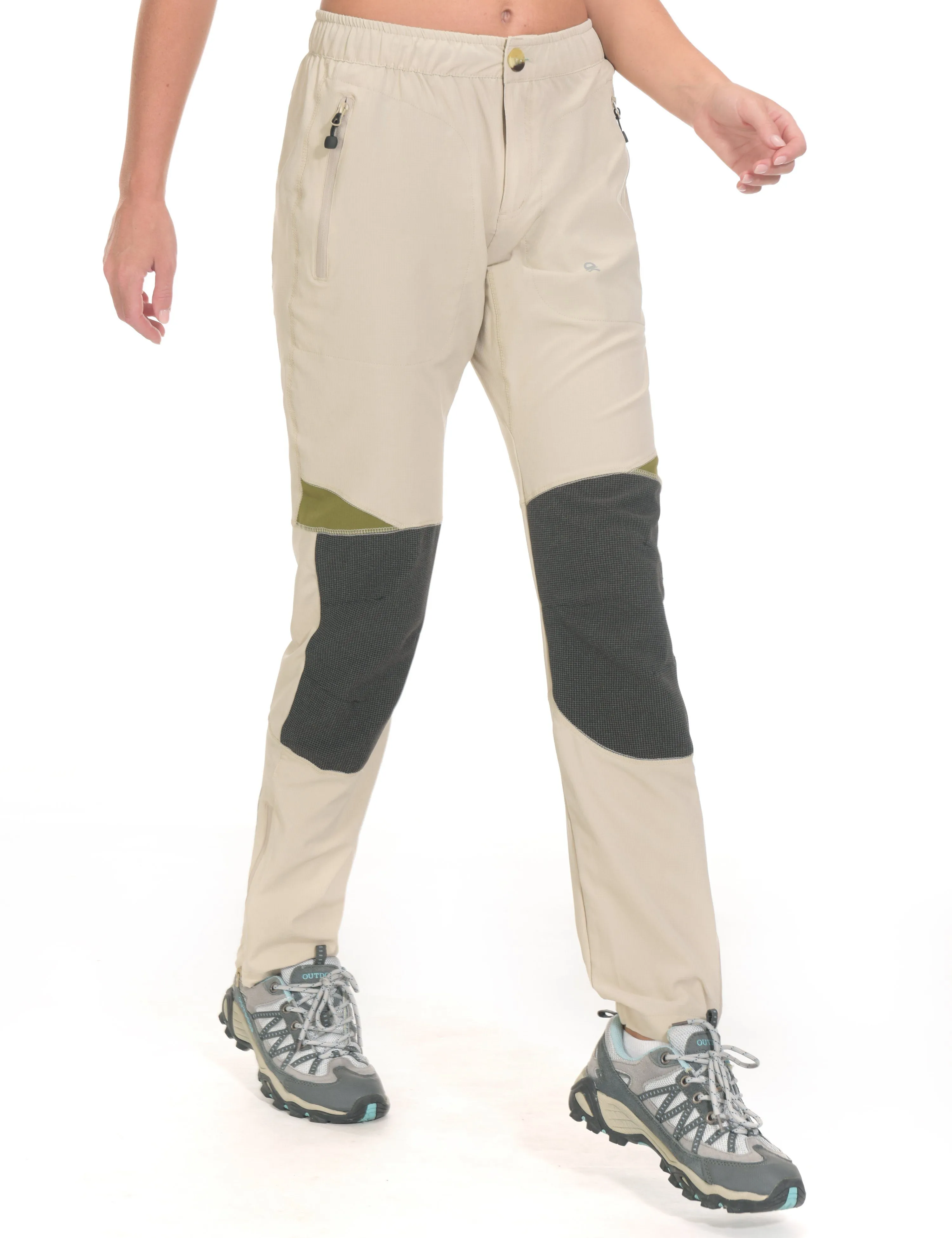 Women's UPF 50 Reinforced Knees Climbing Hiking Pants